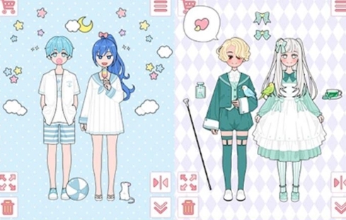 可爱少女心换装游戏
