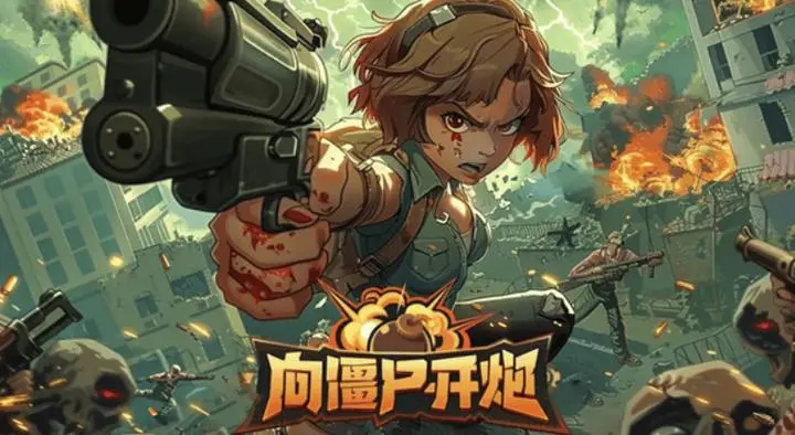 向僵尸开炮